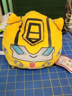 TeeTurtle Transformers Bumblebee 6 Inch Reversible Plush Toy NWT